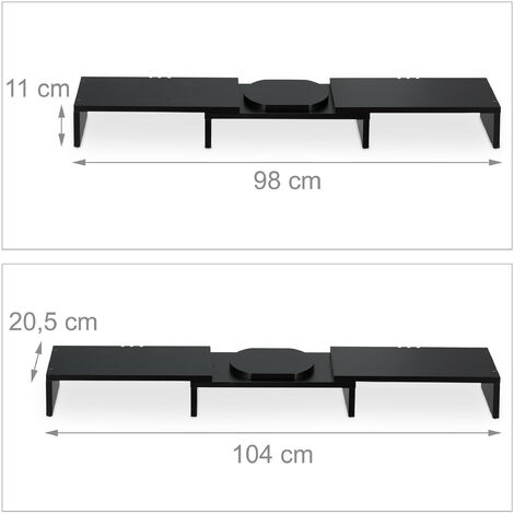 Support 2 écrans Ergosolid (General Office) - Bras Articulé 17-27 Pouces Noir