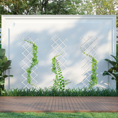 Relaxdays Treillis De Jardin, Métal, Design Floral, à Planter, Tuteur
