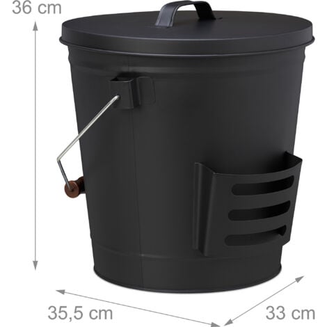 Seau à Cenes, Avec Couvercle, 12 Litres, Poignée De Transport, Bac à