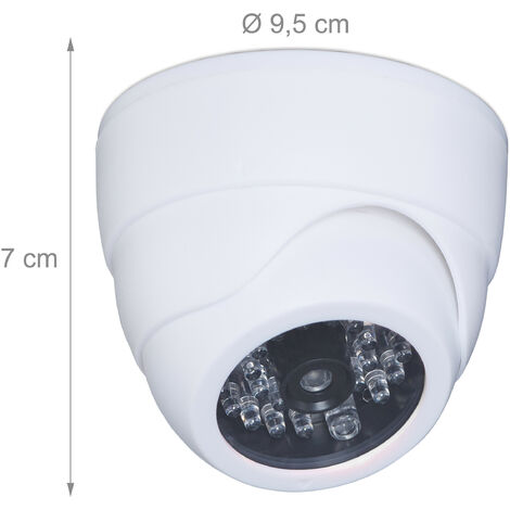Mini Caméra Dôme Blanche Design pour l'intérieur