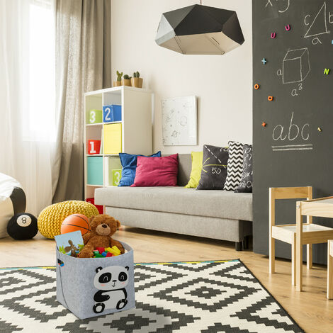 Caisse à Jouets Pliante Avec Couvercle - Coffre à Jouets