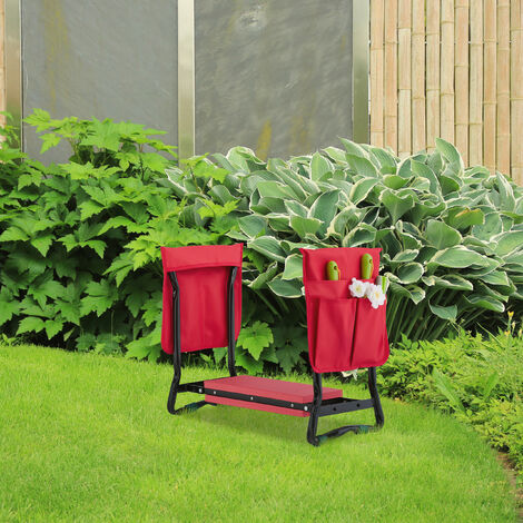 Relaxdays Support à Outils De Jardin 68x80x35 Cm - Rangement Bêches, Râteaux Et Balais