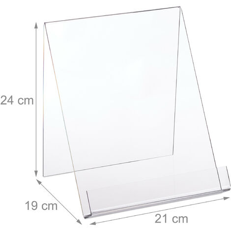 Acheter Présentoir acrylique Transparent 10*15cm/13*18cm/15*21cm