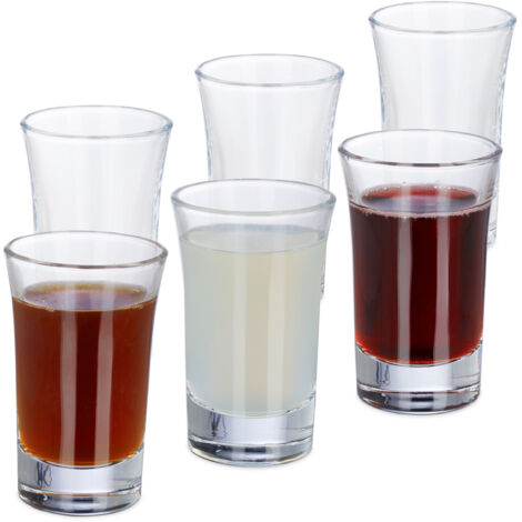 Verres à liqueur, lot de 12, Verres à shots, 4 cl, Verres à digestif, expresso, schnaps, shooters, transparent (1/5)