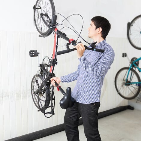 Porte-vélos pour le garage Mottez fixation murale capacité 1 vélo charge  maxi 30 kg