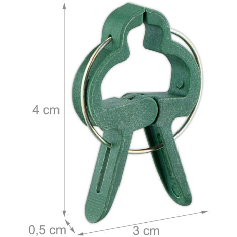 Lot De 1200 Attaches De Plantes Relaxdays 23 Cm - Liens De Serrage Réglables Et Réutilisables Pour Jardin