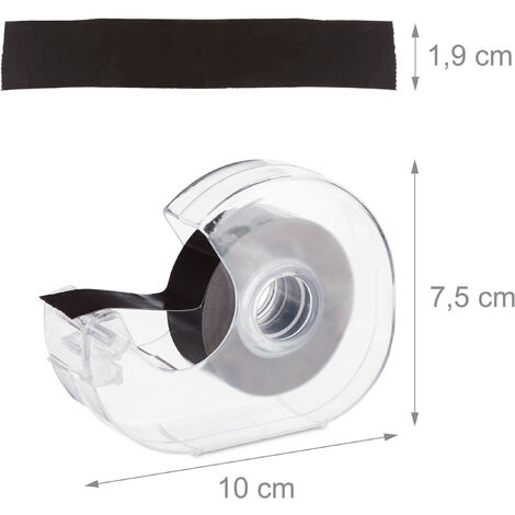 Tableau noir magnétique adhésif avec magnets et scotch décoratif