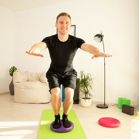 1pc Planche D'équilibre, Entraîneur D'équilibre Pour La Thérapie Physique,  Planche D'entraînement De Base Et D'équilibre Pour La Maison Et La Salle De