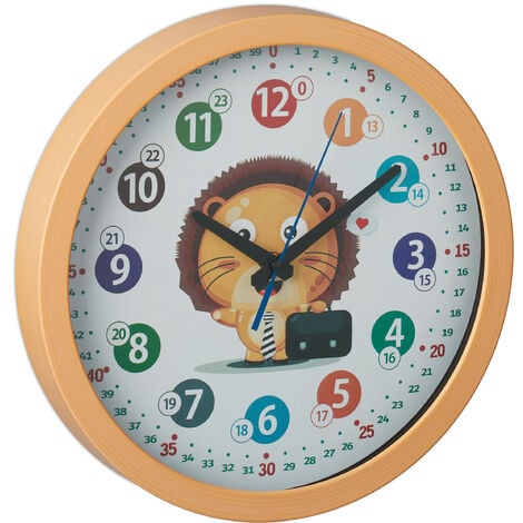 Horloge digitale et analogique pour apprendre à lire l'heure et