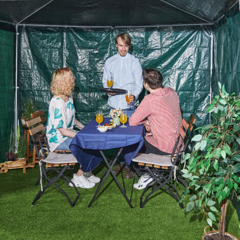 Relaxdays Paroi Latérale Pour Tonnelle 3x4 M, Lot De 2