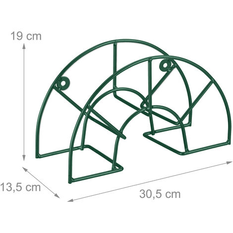 Relaxdays Support Mural Pour Le Tuyau Darrosage De Pouces Et M