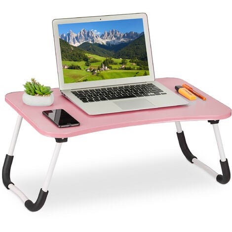 Table de lit pour ordinateur portable avec tablette - Support pliable pour  ordinateur portable - Plateau pour lit et canapé : : Informatique