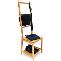 MSV - Porte-Serviettes sur Pied, Support de Serviettes, 3 Bras
