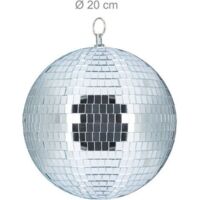 Boule à Facettes Pour Discothèque, DJ, Club, Fête, Mariage, Décoration D'intérieur, Muscab 30,5 Cm Avec Anneau De Suspension, Rose