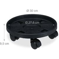 OFFSCH Support De Plantes Mobile Avec Roulettes Étagère