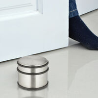 Cale-porte Lot De 8, Caoutchouc, Acier Inox, Antidérapant, Butoir Pour