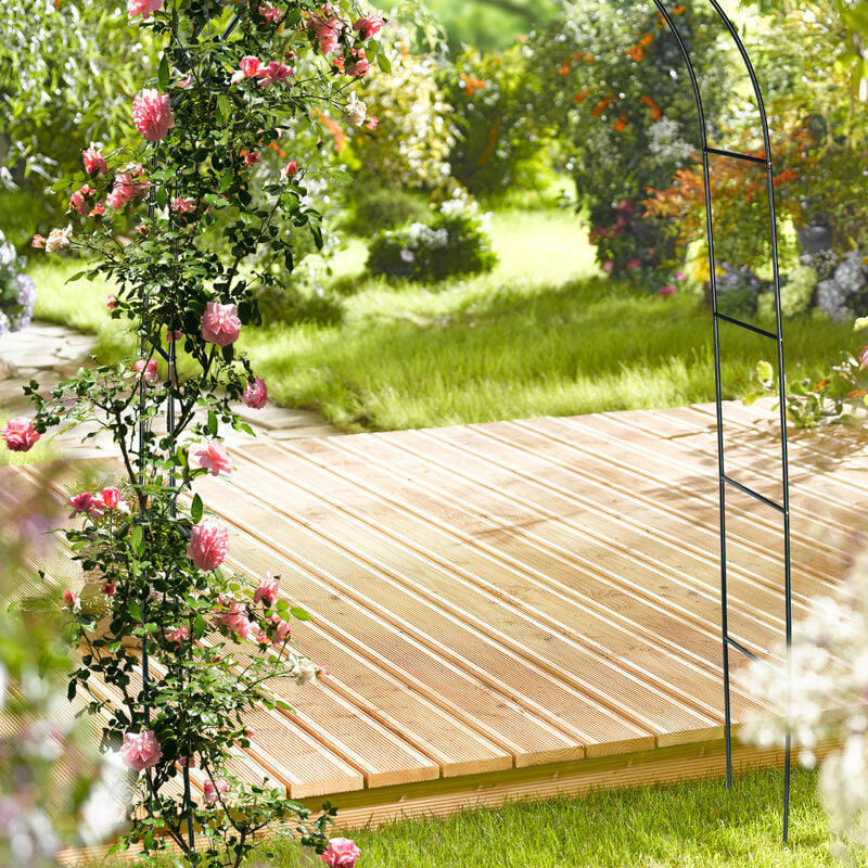 vidaXL Arco da Giardino per Rose con Panchina - vidaXL - Idee regalo