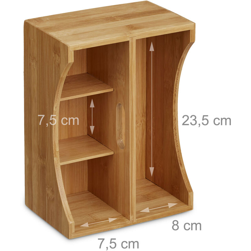 in legno AFASOES Organizer da scrivania per bambini multifunzione 25,5 cm x 21 cm con cassetto portapenne