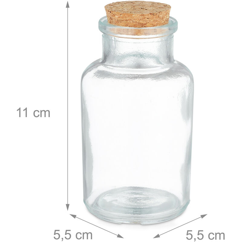 Portaspezie magnetico di Gneiss Spice / 24 piccoli barattoli di vetro  esagonali vuoti etichette trasparenti / spezie per frigorifero / dispensa  organizzazione -  Italia