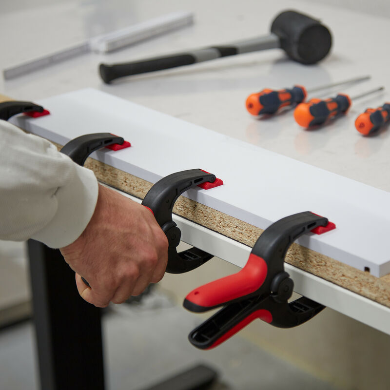 Relaxdays Morsetto A Nastro Per Cornici - Tenditore Angolare Con Cinturino 4m, Nero - Foto 14