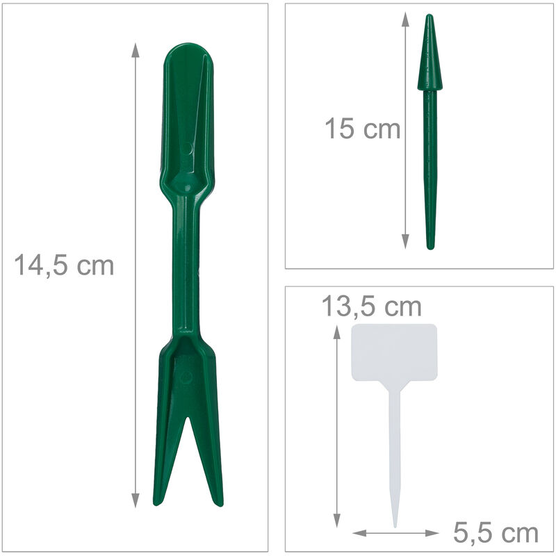 Vasetti In Carta Per Semina 240 Pezzi | 5x3.5cm | Eco-Friendly | Con Accessori | Relaxdays - Foto 2