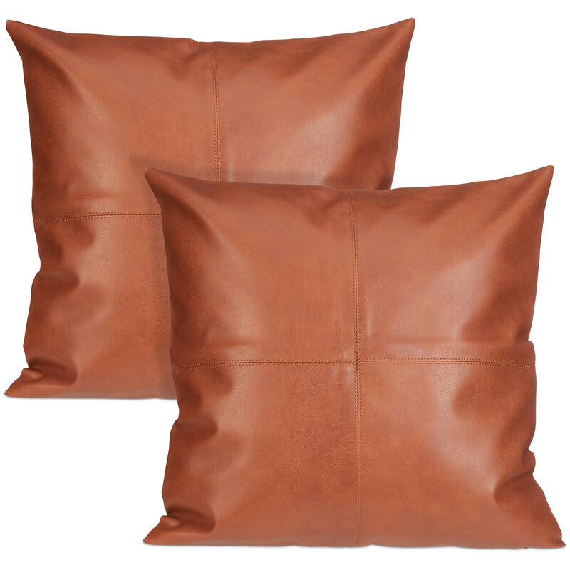 Copricuscino Beige E Bianco Con Passamaneria 40x40 Inac | Maisons Du Monde