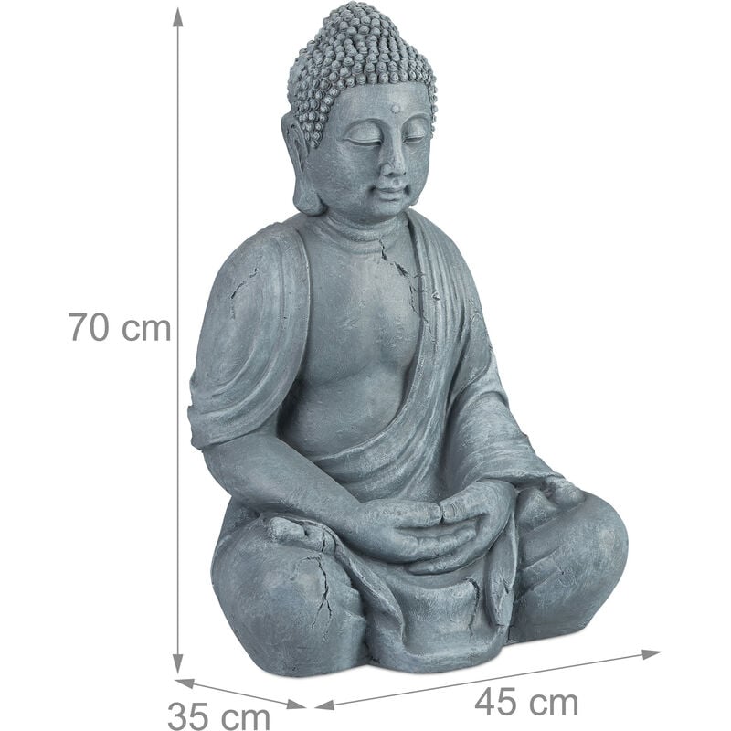 Statua del giardino del Buddha seduto 