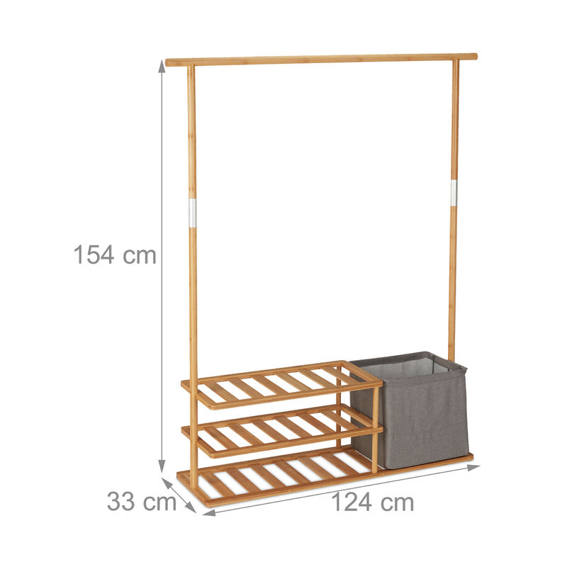 Relaxdays Stand Appendiabiti per Bambini, con Pratico Scomparto, Guardaroba  a Giorno, HxLxP: 99x64,5x42 cm, Colorato, 80% Fibra 20% Legno : :  Casa e cucina