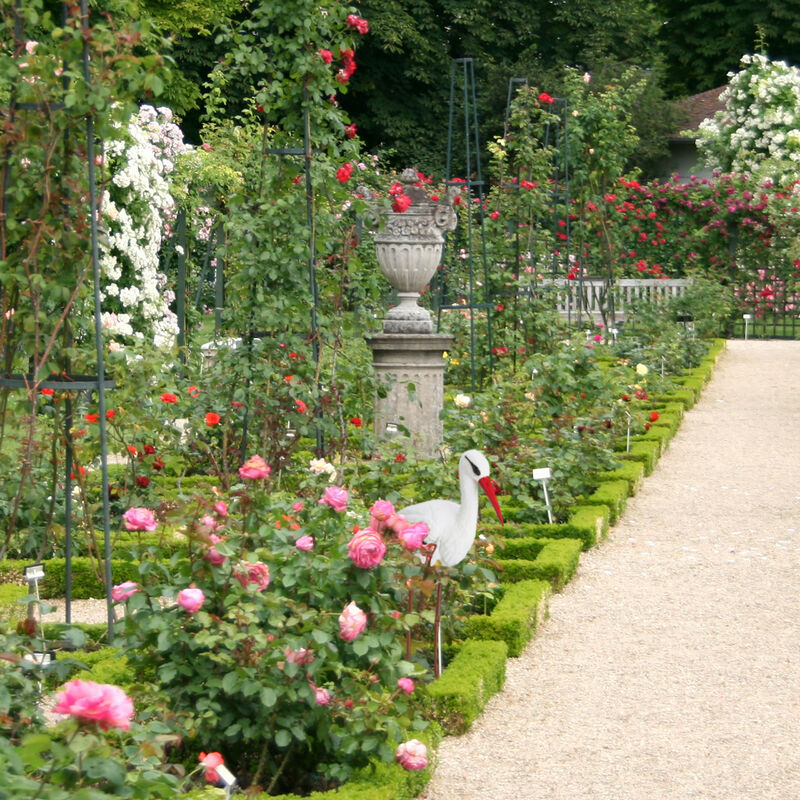 Figura Da Giardino A Forma Di Cicogna - Decorativa, Allontana Aironi, 80cm - Foto 4