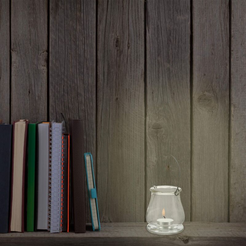 Set 12 Vasetti Portacandele In Vetro Con Manico - H 10 Cm, Per Interni Ed Esterni, Decorativi