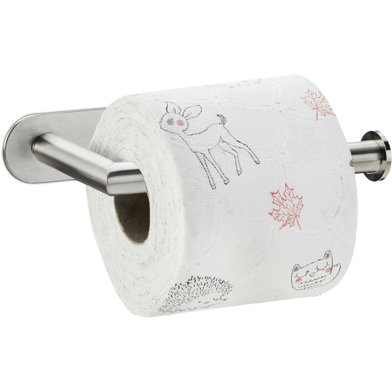 Vinabo Porta Carta Igienica Adesivo 3M,Senza Foratura Portarotolo Carta  Igienica per Bagno e Toilette, Antiruggine,Non Richiede Foratura, Forte  Adesione e Impermeabile,Acciaio Inox 304,Argento : : Fai da te