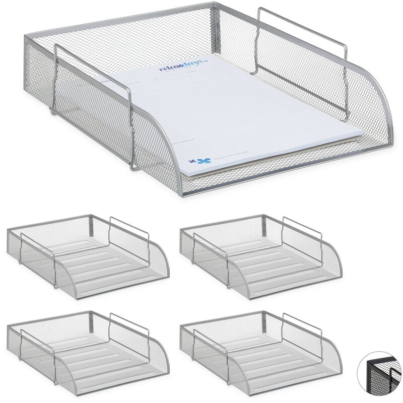 10x Vaschetta Documenti e Porta-Corrispondenza Scrivania Ufficio