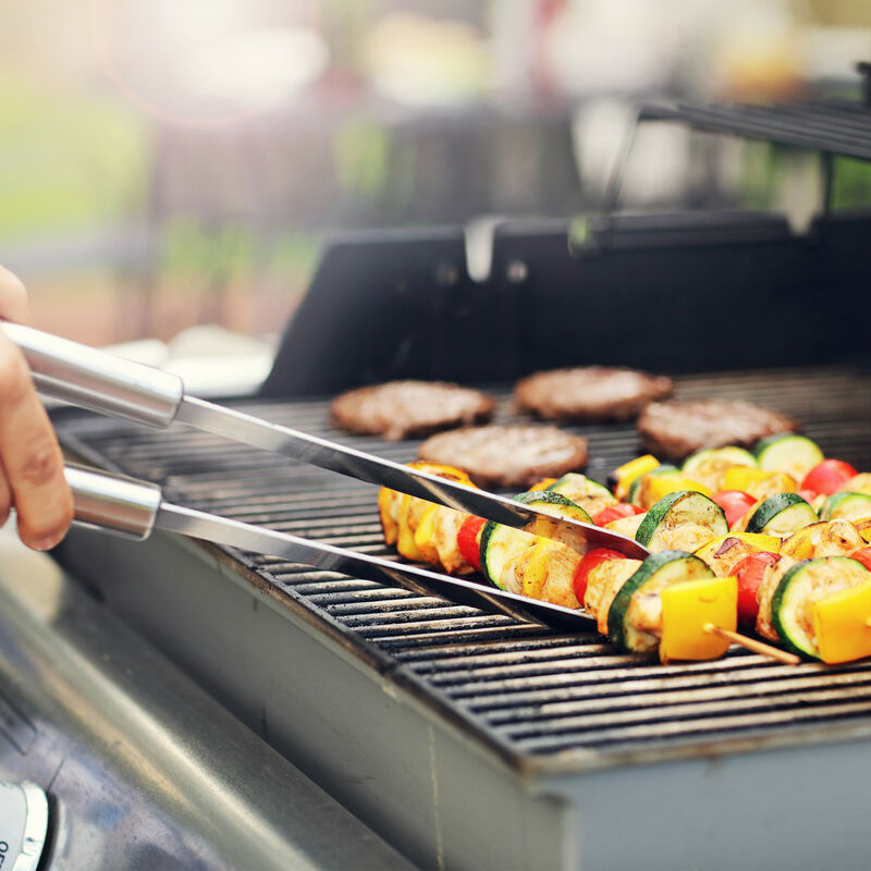 Set da 2500 Spiedini, Stecchini, Spiedi da Barbecue per Carne e Verdura, in  Bambù, Lunghi 30 cm, Legno Naturale