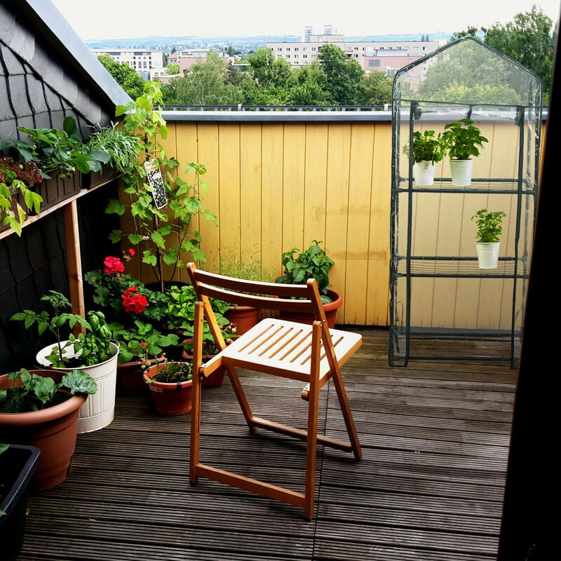 serra da giardino terrazzo balcone cm 69x49x95h orto piante