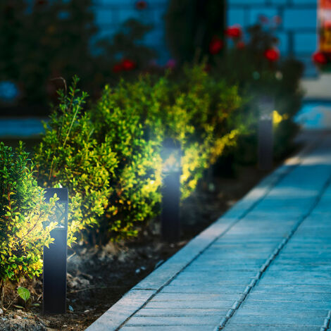 Relaxdays Set 12 Lampade Solari Da Giardino A LED Con Sensore – Alte 42,5 Cm - 3