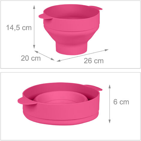 Cuoci pop corn in silicone da microonde