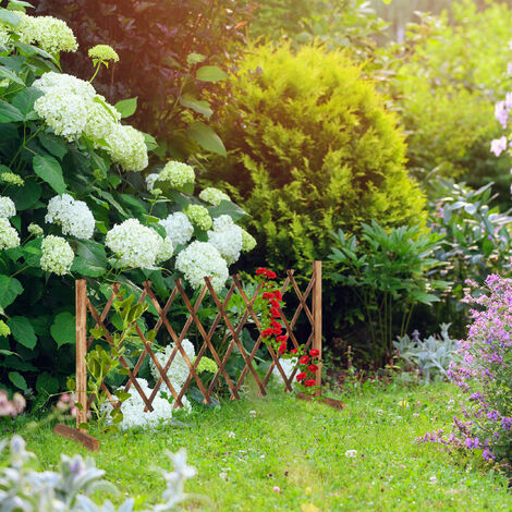 Grigliato Legno Per Rampicanti Relaxdays - Allungabile Fino A 180 Cm, Autoportante, Per Rose E Viti - Foto 8