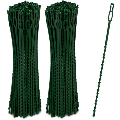 100 Fascette Regolabili Per Piante 13 Cm – Legacci In PE Verdi Per Sostenere Pomodori E Fiori, Riutilizzabili E Flessibili