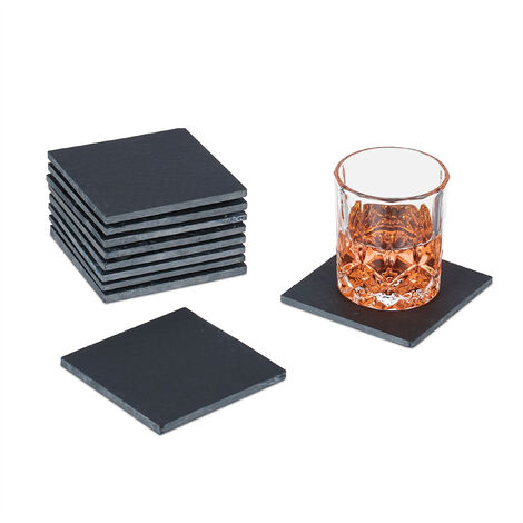 Set Di 4 Sottobicchieri In Rattan Intrecciato - Diametro 18 Cm - Stile Naturale Per Cucina E Ufficio - 3