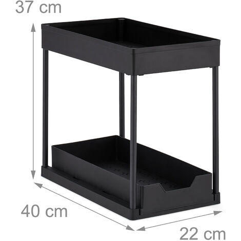 Organizer sottolavello a 2 livelli,organizer multiuso con cassetto