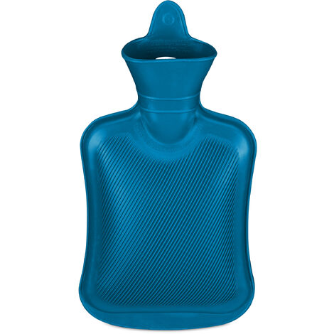 Relaxdays Borsa dell'Acqua Calda, Boule Scaldaletto da 1 L, Hot Water  Bottle, Terapia Adulti e