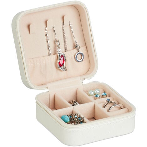 Jewellery Box Organizzatore di gioielli da viaggio con 3 cassetti