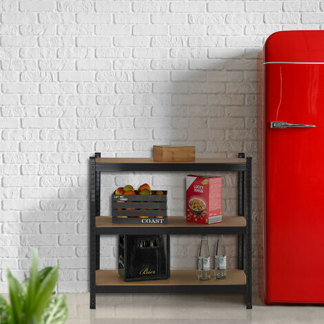 Scaffale Metallico Per Carichi Pesanti Relaxdays - 5 Ripiani 500kg, 180x100x40 Cm, Nero - Foto 4