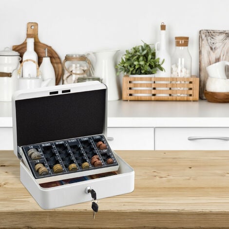 SPRINGOS Cassetta Portavalori Richiudibile Con Chiave Sparbox 15 X 8 X - Foto 6