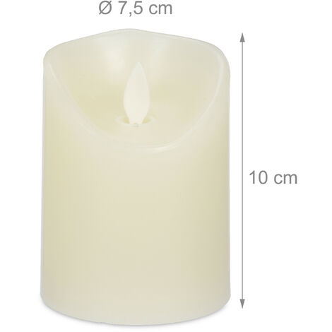 4 Candele LED Ricaricabili USB-C Con Telecomando - Effetto Fiamma Tremolante, Timer, Accensione A Soffio, Per Decorazioni