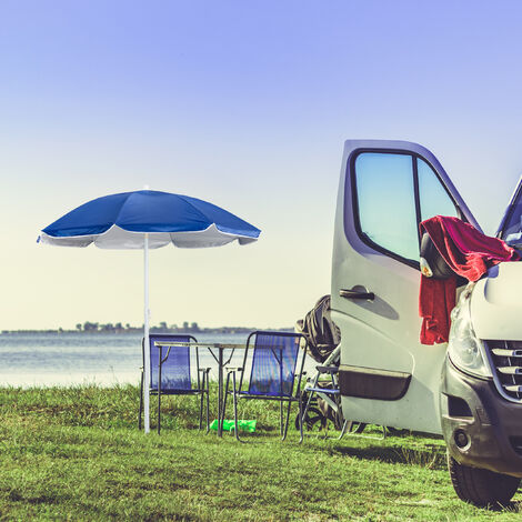 Gazebo Pieghevole Pop-Up 3x3m - Impermeabile Con Protezione UV, Blu - Foto 8