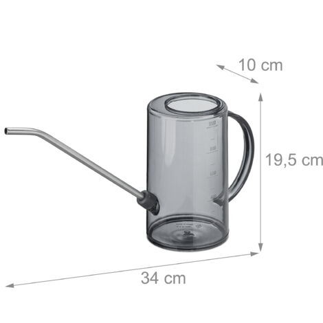 Annaffiatoio Piccolo per Piante 2,5 L - Innaffiatoio Becco Lungo in Plastica - per Interni, Viva Magenta