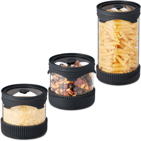 10 Pz Vaso Barattolo Pet Trasparente 200 Ml + Coperchio Nero Lucido Ideale per Gelato