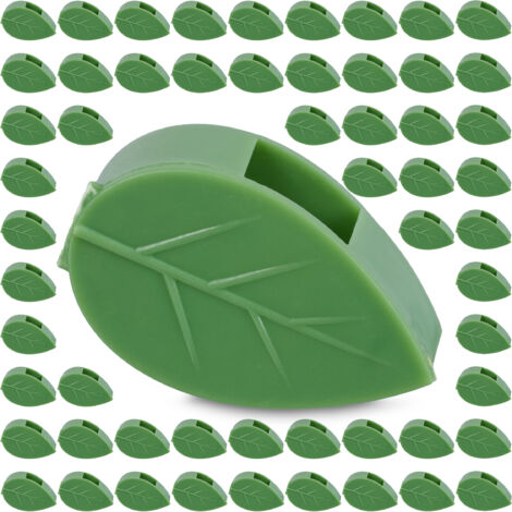 Relaxdays Set 240 Clip Autoadesive Per Piante Rampicanti - Ganci Da Parete Traslucidi Per Pomodori, Edera, Orchidee, Sostegno Invisibile - 6