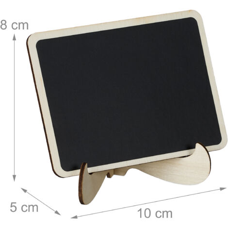 15 Mini Lavagnette Per Cartellini Prezzi - 10x7.5 Cm, In PVC, Riusabili, Per Eventi E Negozi